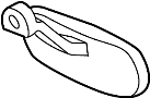6N0857511A01C Interior Rear View Mirror