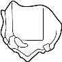 View Interior Quarter Panel Trim Panel (Front, Upper, Lower) Full-Sized Product Image 1 of 1