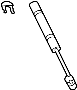 1E0827550B Trunk Lid Lift Support