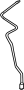 3D0260711P A/C Refrigerant Hose (Rear)
