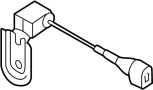 3D0616576E Suspension Ride Height Sensor