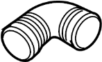 3D0129684A Engine Air Intake Hose