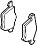 View Disc Brake Pad Set (Front) Full-Sized Product Image 1 of 2