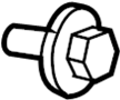 View Power Steering Pressure Hose Nut. Power Steering Pressure Line Bolt. Pressure Hose bushing.  Full-Sized Product Image
