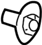 View Power Steering Pressure Hose Nut. Power Steering Pressure Line Bolt. Pressure Hose bushing.  Full-Sized Product Image 1 of 2