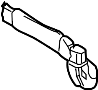 View Instrument Panel Air Duct (Rear, Lower) Full-Sized Product Image 1 of 1