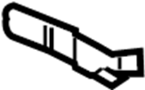 3D5813413A Deck Lid Hinge Bracket