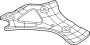 View Suspension Control Arm Heat Shield Full-Sized Product Image 1 of 2