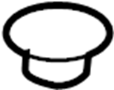 View Headlight Bulb Cap (Front, Rear, Lower) Full-Sized Product Image