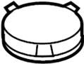 View Headlight Bulb Cap (Rear) Full-Sized Product Image