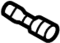 View Headlight Washer Hose Connector Full-Sized Product Image