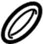 View Intercooler Tube Seal (Upper) Full-Sized Product Image