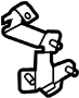 View A/C Refrigerant Line Bracket (Front, Lower) Full-Sized Product Image