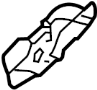 View Hood Hinge Bracket Full-Sized Product Image 1 of 1