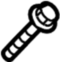 View Engine Valve Cover Bolt Full-Sized Product Image