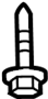 View Automatic Transmission Mount Bolt Full-Sized Product Image