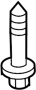 View Suspension Crossmember Bolt (Front, Rear, Lower) Full-Sized Product Image