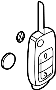 View Key. Keyless Entry and Alarm System Remote Control Transmitter. TRANSMITTER.  Full-Sized Product Image 1 of 1