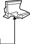 View Duct. (Rear, Lower) Full-Sized Product Image 1 of 3