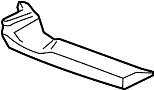 View Instrument Panel Air Duct (Rear, Lower) Full-Sized Product Image 1 of 1