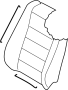 View Seat Back Cushion Cover (Lower) Full-Sized Product Image 1 of 1
