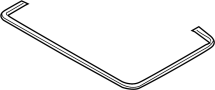 View Glass. Sunroof. GASKET. Seal.  Full-Sized Product Image