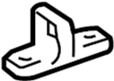 7H0827512B Liftgate Lock Striker Plate (Lower)