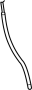 Image of Engine Oil Dipstick Tube image for your 2005 Audi A4  Base Sedan 