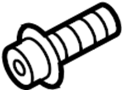 View Bolt. Mount. Radiator. Support. Screw. (Lower) Full-Sized Product Image