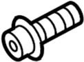 View Radiator Mount Bolt (Upper, Lower) Full-Sized Product Image