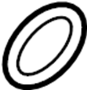 View Intercooler Tube Seal (Upper, Lower) Full-Sized Product Image 1 of 2