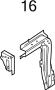 View Fender Bracket (Front, Rear, Upper, Lower) Full-Sized Product Image
