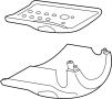 View Steering Column Cover (Lower) Full-Sized Product Image 1 of 1