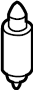 Image of Engine Compartment Light Bulb image for your 1991 Porsche