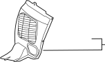View Extension. Liner. Fender. (Front, Upper) Full-Sized Product Image 1 of 2