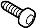 View Seat Belt Receptacle Bolt Full-Sized Product Image