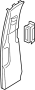 View Door Pillar Post Trim Set (Upper, Lower) Full-Sized Product Image 1 of 2
