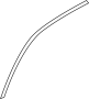 View Molding. Window. Trim. (Rear, Upper) Full-Sized Product Image 1 of 2