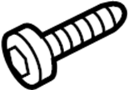 View Trim. Screw. Bolt. Panel. (Rear, Lower) Full-Sized Product Image