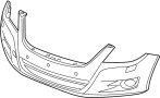 Image of Bumper Cover image for your 2013 Volkswagen Tiguan  S Sport Utility 