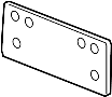 View License Plate Bracket Full-Sized Product Image