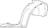 View Fender Splash Shield (Front, Rear, Lower) Full-Sized Product Image 1 of 1