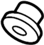 View Grommet. Wiper. Windshield. Motor.  Full-Sized Product Image