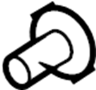 View Insulator. Clip. (Upper) Full-Sized Product Image