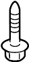 View Seat Belt Receptacle Bolt Full-Sized Product Image