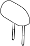 View Headrest, center. Headrest, outer. Seat back pad.  Full-Sized Product Image 1 of 3