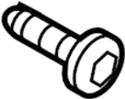 View Door Interior Trim Panel Screw (Rear) Full-Sized Product Image