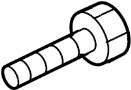 View Suspension Stabilizer Bar Bracket Bolt Full-Sized Product Image