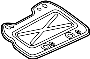 View Floor Pan Heat Shield (Rear) Full-Sized Product Image 1 of 2