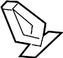 View Trim. Quarter. Clip. Retainer. (Rear, Upper, Lower) Full-Sized Product Image